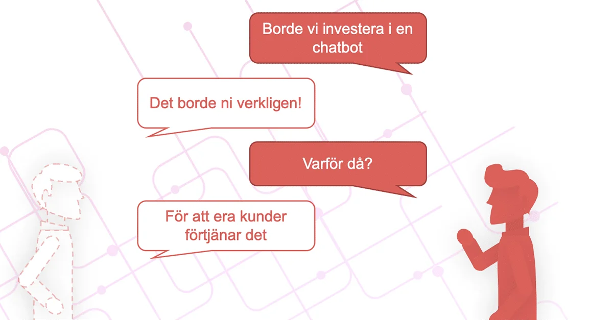 konversation om chatbot